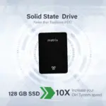 Matrix 128GB 3D NAND Flash SATA 6GB/s 2.5 Inches Internal Solid State Drive (SSD), Read Up to 550MB/s, Write Up to 500MB/s, 5 Year Warranty - Image 3