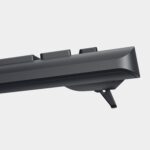 Dell Wireless Keyboard and Mouse - KM3322W, Wireless - 2.4GHz, Optical LED Sensor, Mechanical Scroll, Anti-Fade Plunger Keys, 6 Multimedia Keys, Tilt Leg – Black - Image 2