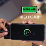 30000 Mah Solar Powerbank With Inbuilt Cables (PB17) - Image 4