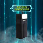 30000 mAh Fast Charging Power Bank With 10 Charging Ports & Emergency Light (PB21) - Image 5