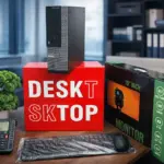 Dell Desktop PC-Full Set (Intel Core i5-3rd Generation | 8GB DDR-3L RAM | 256 GB NVMe SSD | Windows 11 Pro | Office 2021 Refurbished