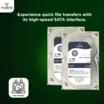 Matrix 2TB Surveillance Hard Drive, 3.5-inch SATA, 7200 RPM, 64MB Cache, Desktop HDD - Image 4