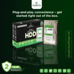 Matrix 3TB SATA Hard Drive for Desktop (HDD) 3.5 Inch SATA 6 GB/s 7200 RPM, 2 Year Warranty - Image 2