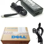 Electrokaart Dell Original 65W Laptop Adapter-Black, Big Pin 7.4 MM, 19.5V 3.34A, Warranty 1 Year(Part Code: 6TM1C, H374X, G4X7T, TG2MG, FJ4X5, 3VT2F, M8YYM) Without Power Cord