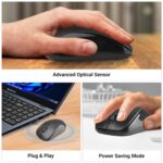 ZEBRONICS Companion 107 2.4GHz Wireless Keyboard & Mouse Combo, 104 Keys, UV Printed keycaps, 12 Integrated Multimedia Keys, 3 Button Mouse, 1200 DPI, High Precision, Advanced Optical Sensor (Black) - Image 5