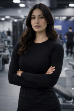 Endorph Activewear BLACK Gym T shirt for Women | Slim Fit Gym Tshirts Women | Gym Tshirt Woman with Thumbholes | Cotton Gym Top Wear for Women | Sports Tshirt for Women Dri Fit - Image 4