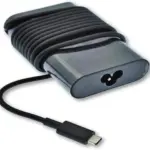 Electrokaart  Power Cable & Dell Original 65W USB Type-C Adapter for Laptop, Latitude 5289 5290 7389 7390 7400- Black